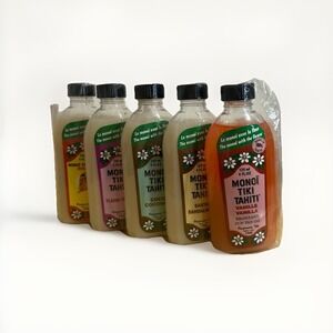 Monoi Tiki Tahiti 5-Bottle Coconut  Sun Tan Gift Set 120 Ml